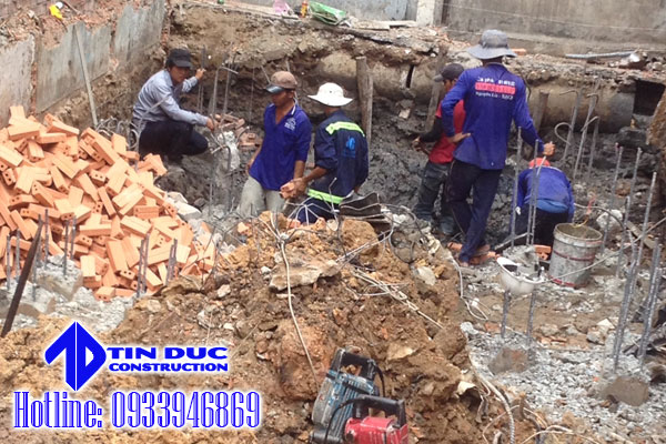 dịch vụ đào móng nhà giá rẽ tại tphcm